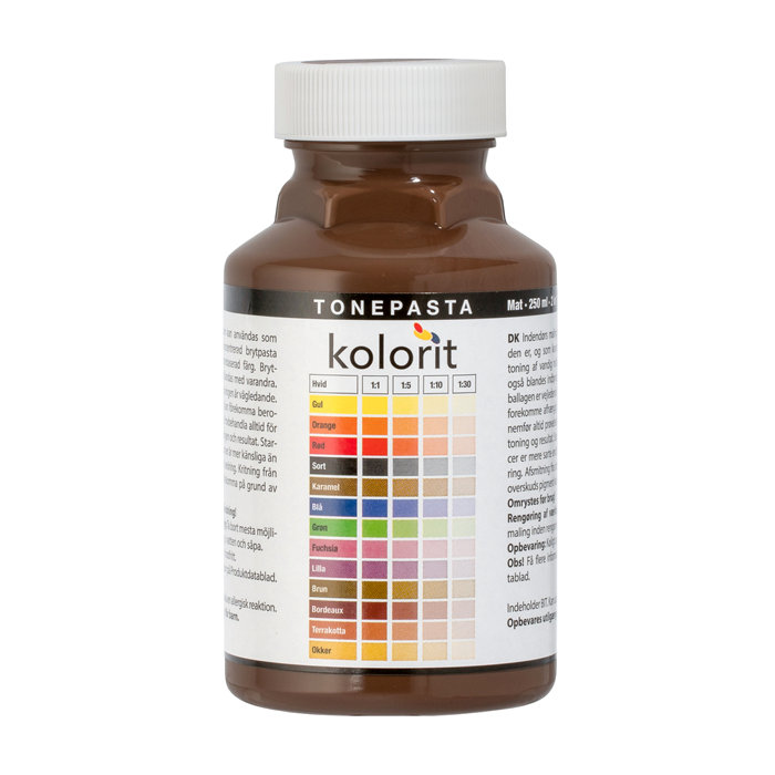 Fargepasta Brun 0,25 liter - Kolorit